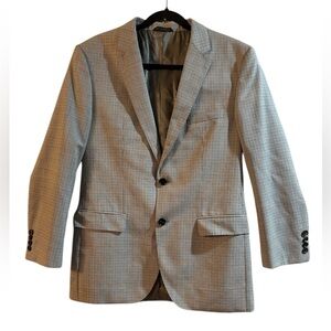 Hugo Boss The James 4 Blazer grey black tattersail check Sport coat Jacket 40R